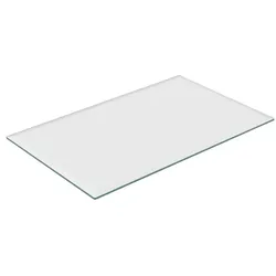 Relaxdays Glasplatte 8mm ESG Transparent