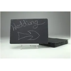 HIT, Serviergeschirr, Steingut-Tablett – Schwarz – 20 x 30 cm