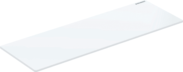 Couvercle design Geberit, pour Geberit 243300SI1 AquaClean Tuma : verre blanc