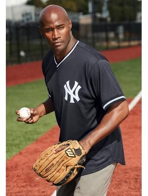 Men's Big & Tall MLB Mesh Jersey by MLB in Yankees (Size 3XL)