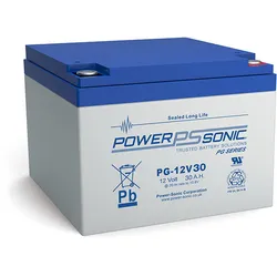 Powersonic PG-12V30 12V 30Ah Blei-Vlies Akku AGM VRLA
