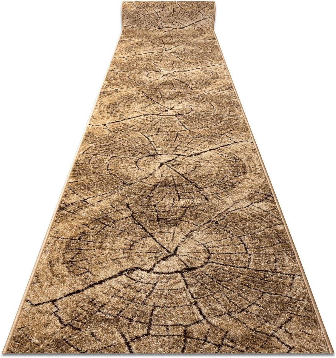 Bruine Karpet Runner Vloerkleed voor Gang of Keuken - 120 x 180 cm