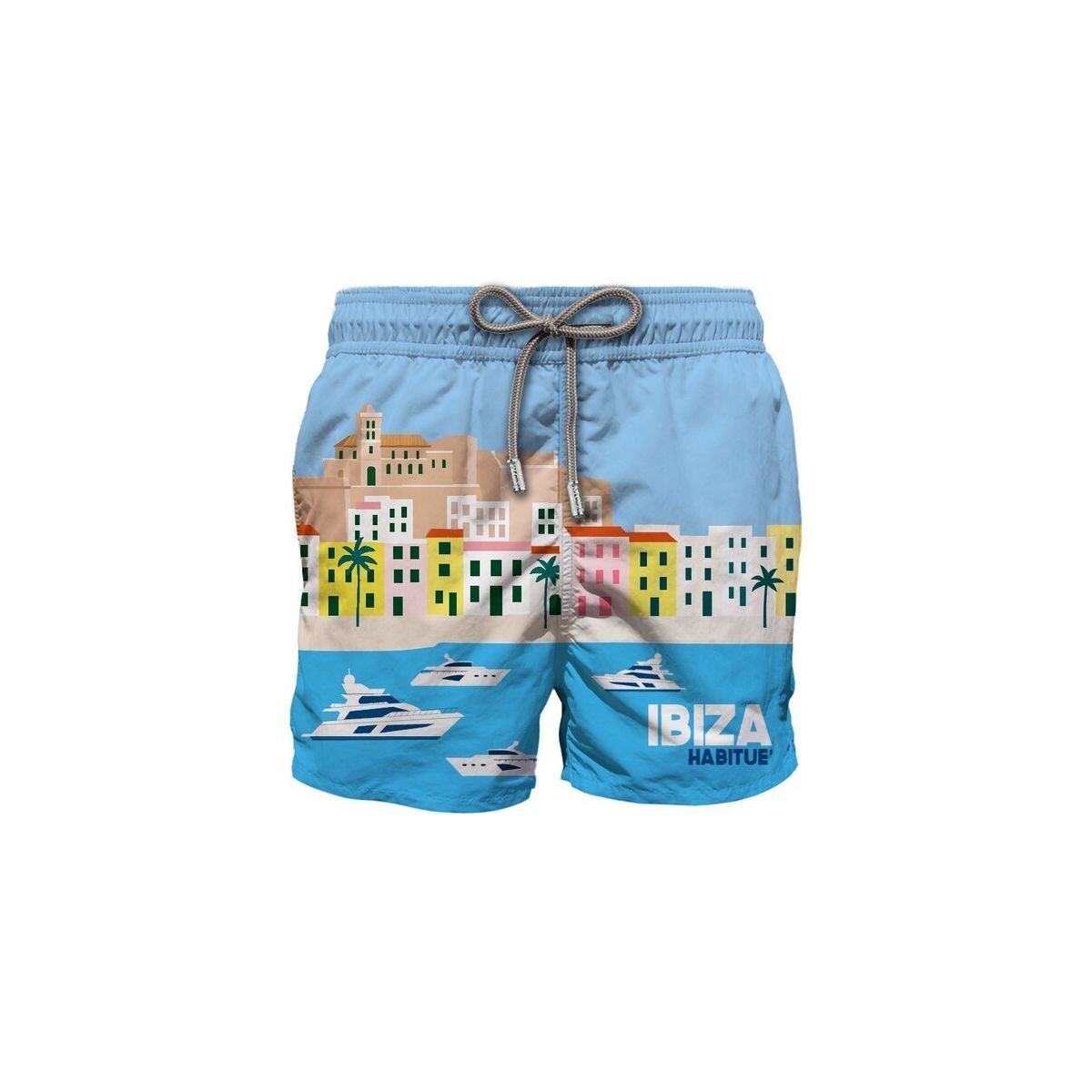 MC2 Saint Barth Gustavia Placed Print Placed Print Classic Swim Short ibiza postcard 30 (02281L) M GUS0009-02281L-M