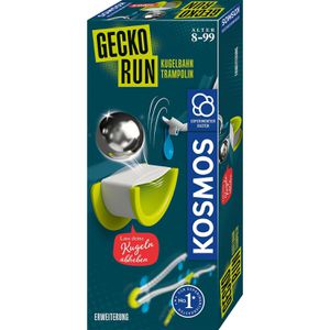 Kosmos Murmelbahn-Erweiterung 620974 Gecko Run Trampolin, ab 8 Jahre, mit Trampolin, Brücke und Schienen