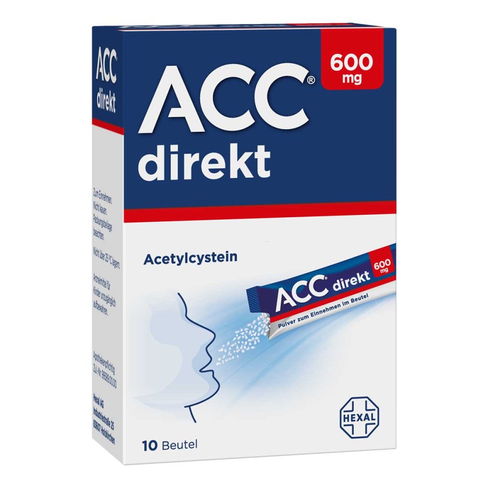 Hexal AG ACC® direkt 600 mg Pulver zum Einnehmen im Beutel 13392929