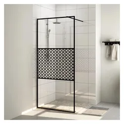 vidaXL, Duschkabine + Duschwand, Yadener (Muster) (115 cm, 114 cm, 195 cm)