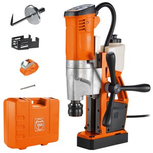 Fein Magnetbohrmaschine KBU 35 QW, 1100W, 10000N Magnetkraft, Weldon-Aufnahme, bis 35mm Ø