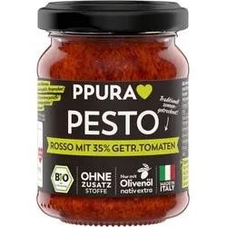 PPURA Pesto Rosso mit 35% getrockneten Tomaten bio