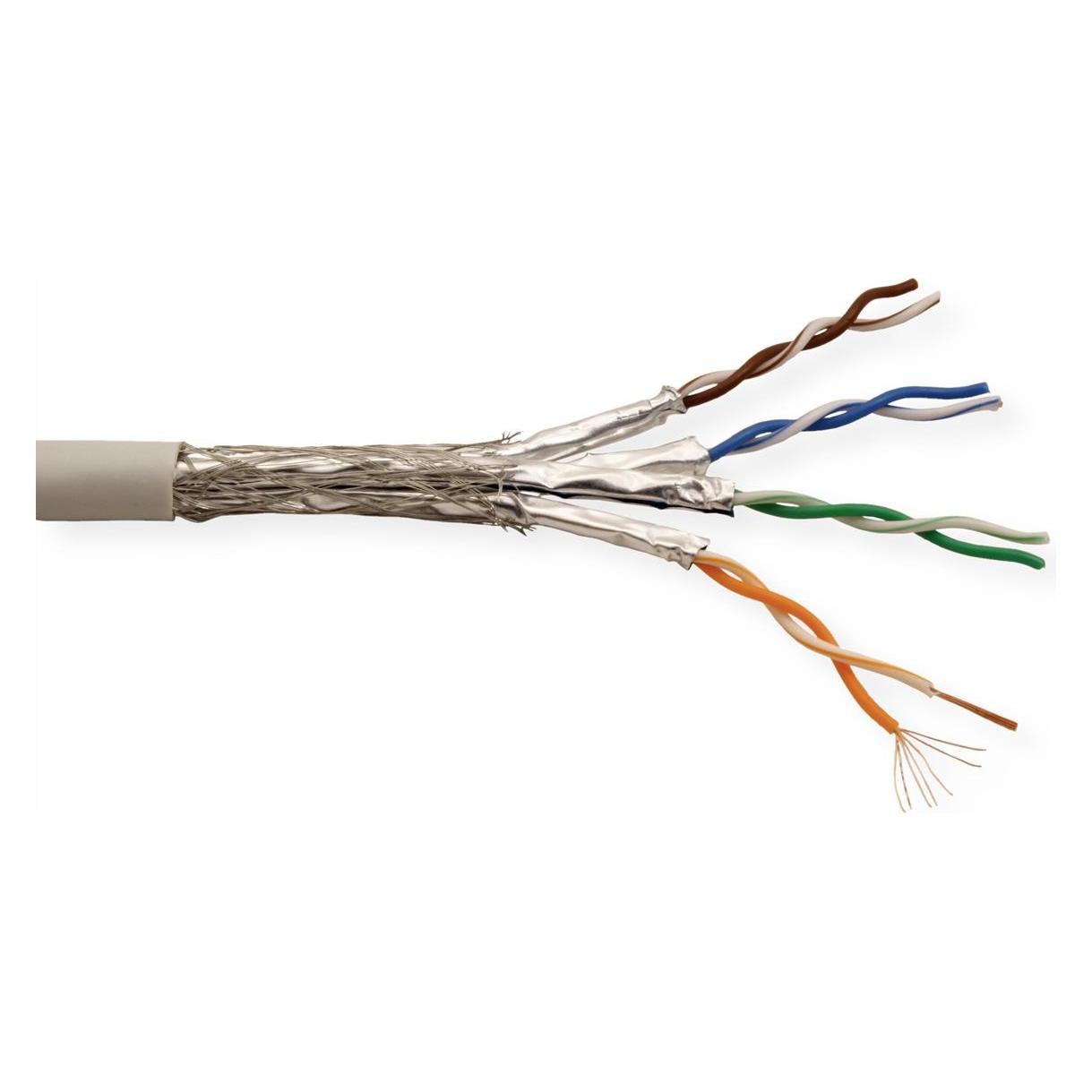 Roline S/FTP Kabel Kat. 5e, Litzendraht 100m (S/FTP, SFTP, CAT5e, 100 m) (21.15.0319)