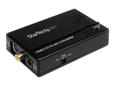 StarTech.com Composite und S-Video auf VGA Video Konverter mit Scaler - VGA zu RCA (YPbPr) (VID2VGATV2)