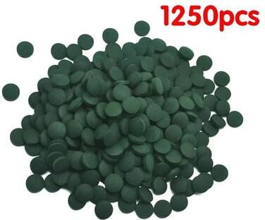 Useful Little Things High Purity Spirulina Tablets Aquarium Pet Food 1250 Pcs