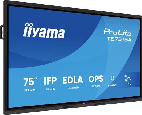 Iiyama Digital Signage Display EEK: G (A - G) 189.3 cm 75 Zoll