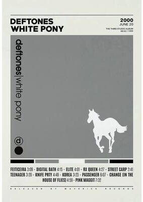 Uplift Picks Deftones Album Cover Poster Canvas Music Wall Art Room Decor 08 50x70 Cm