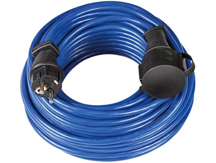 Brennenstuhl BREMAXX Verlengkabel (25 m kabel, voor kortstondig gebruik buitenshuis IP44) 25 m blauw