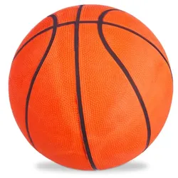 Relaxdays 10 x Basketball Größe 7 Orange,Schwarz