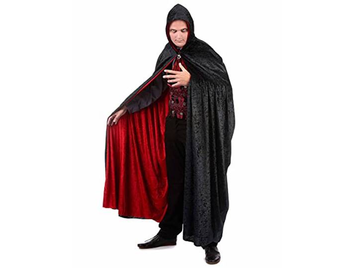 DEGUISE TOI - Deluxe fluweelachtige cape voor volwassenen