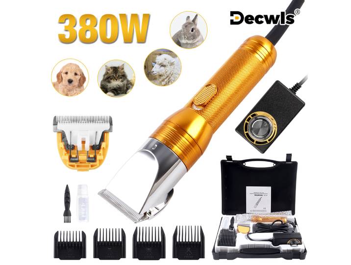 Tondeuse électrique pour chèvres en cachemire 12V, tondeuse professionnelle pour animaux domestiques (chat/chien/lapin/mouton), tondeuse pour touffetage de tapis