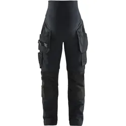 Damen Handwerker Umstandshose "7103" schwarz - S - schwarz