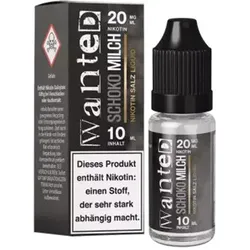 Wanted Schokomilch NicSalt Liquid 10ml / 20mg