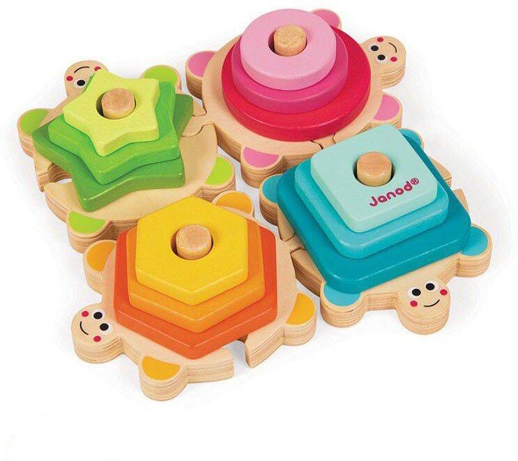 Janod Empilable Tortues I Wood