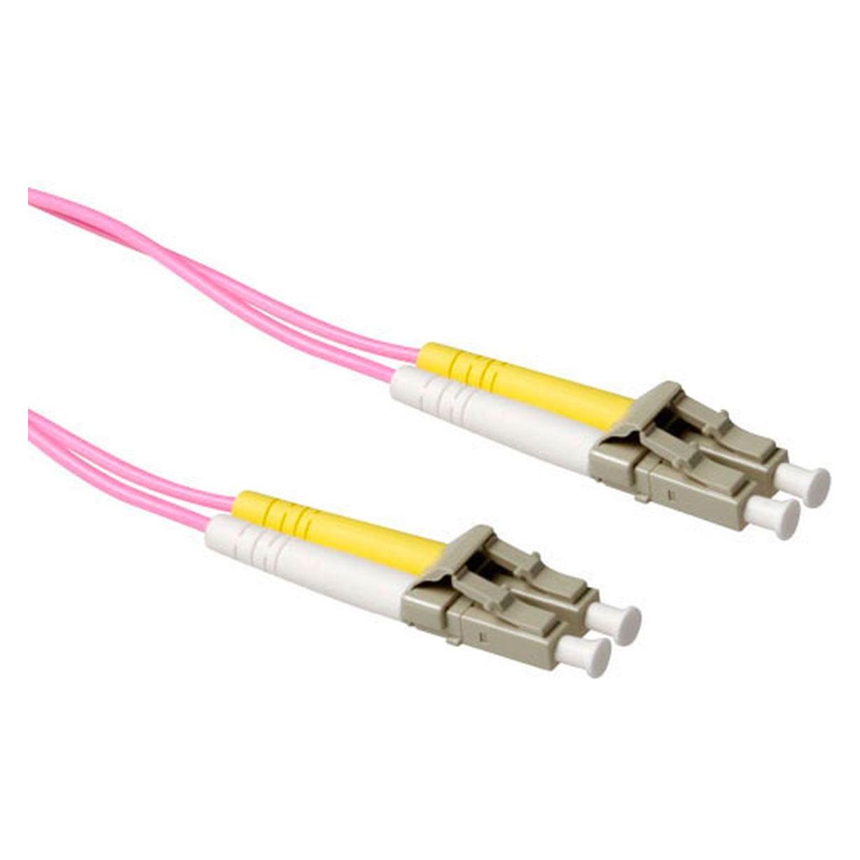 ACT 5 meter LSZH Multimode 50/125 OM4 fiber patch cable duplex with LC connectors (5 m) (RL9705)