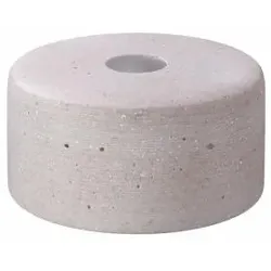 Engels Kerzen Kerzenständer Lena L, Kunststoff, Grau, Ø 9.5 H 5 cm, 50009004100