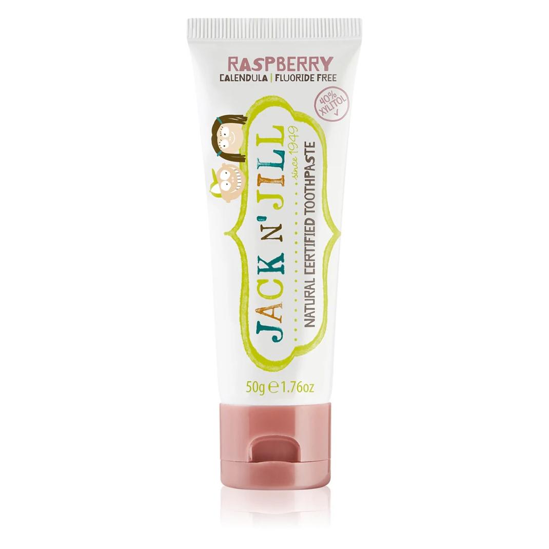 Jack N' Jill Kids Natural Toothpaste Helps Soothe Gums and Fight Tooth Decay 50g Raspberry (42418111)