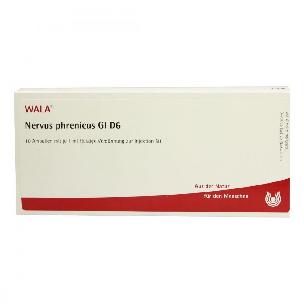 WALA Heilmittel GmbH Nervus Phrenicus Gl D6 Ampullen 02941149