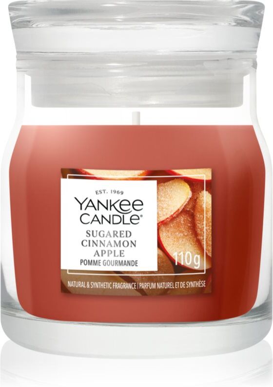 Yankee Candle Sugared Cinnamon Apple scented candle Signature 110 g