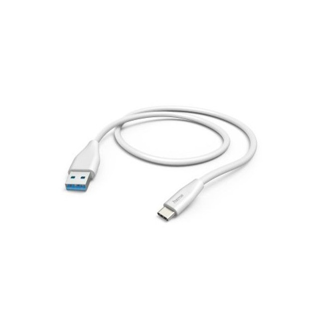 Hama USB-kabel, USB-A naar USB-C, 1,5 m, Wit