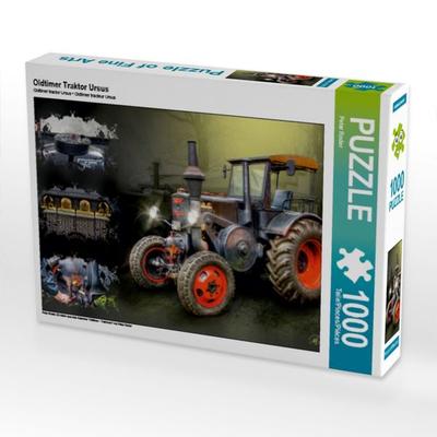 CALVENDO Puzzle Oldtimer Traktor Ursus | 1000 Teile Lege-Größe 64x48cm Foto-Puzzle für glückliche Stunden