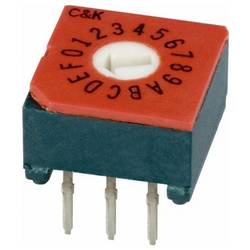 C & K Switches CRD16CM0CB Rotay Switch CRD Series Codierschalter Hexadezimal, Komplement 1 St. Tube