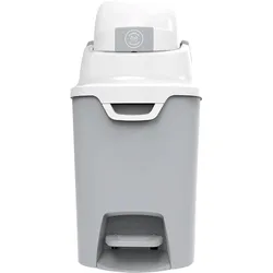 Diaper Champ Windeleimer One Standard Handsfree 60 l Silber