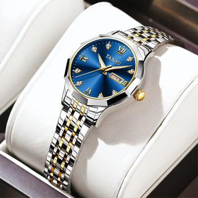 Inspire Select OLEVS Elegant Golden Women's Quartz Watch Waterproof Stainless Steel Luxury Ladies Wristwatch gold Blue2