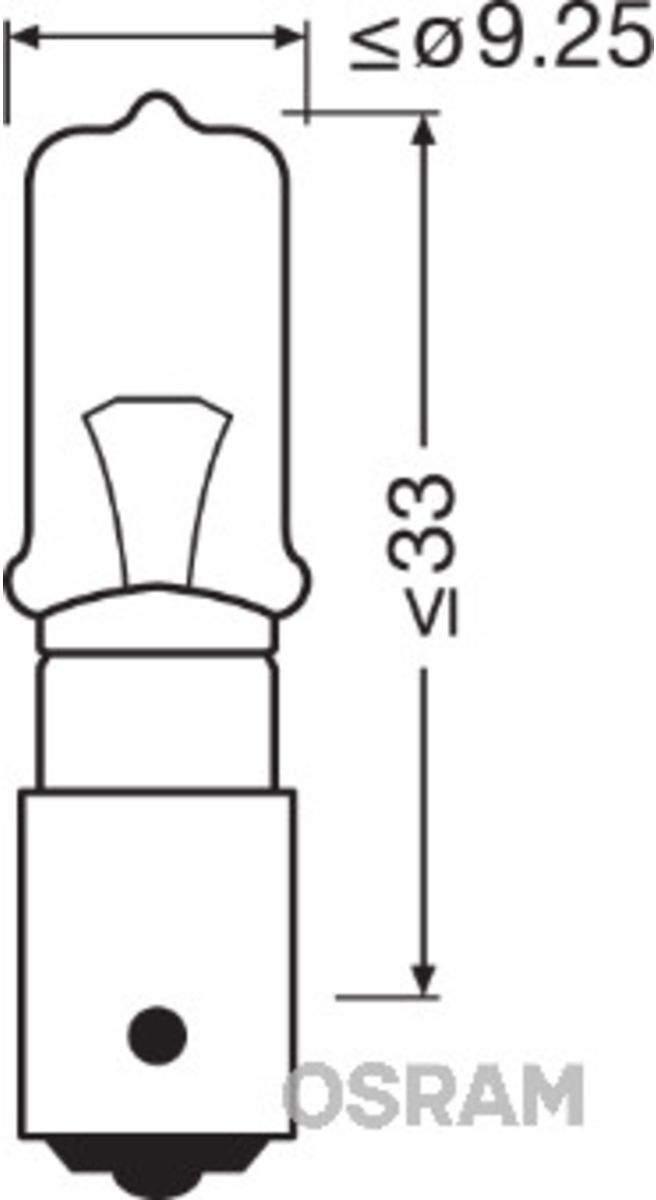 Ams-Osram Glühlampe Sekundär OSRAM H21W Standard 24V, 21W, 10 Stück