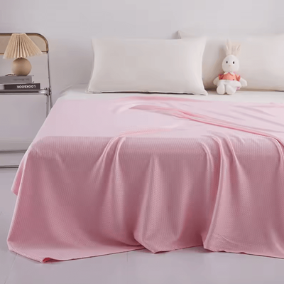 Inspire Curations Bamboo Fiber Cooling Summer Blanket pink 200x230cm