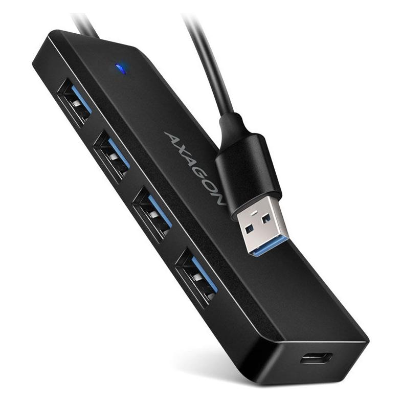 Axagon HUE-C1A 4-Port-5-Gbit (USB-C, 5 Ports) (HUE-C1A)