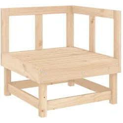 vidaXL, Gartenlounge, Qufones (2x Eck- + Mittelsitz)
