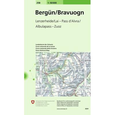 Swisstopo 1 : 50 000 Berguen, Sonstige von , Swisstopo, 978-3-302-00258-3