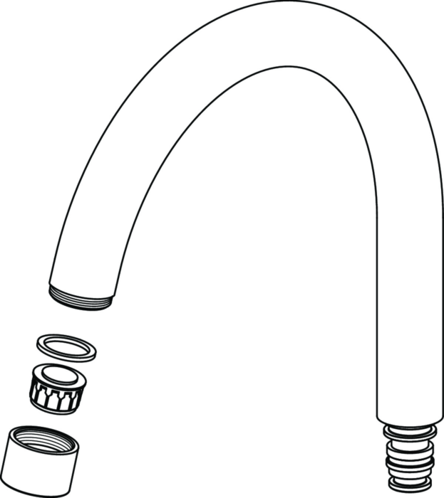Ideal Standard 190mm, B960293GN, B960293GN Edelstahl