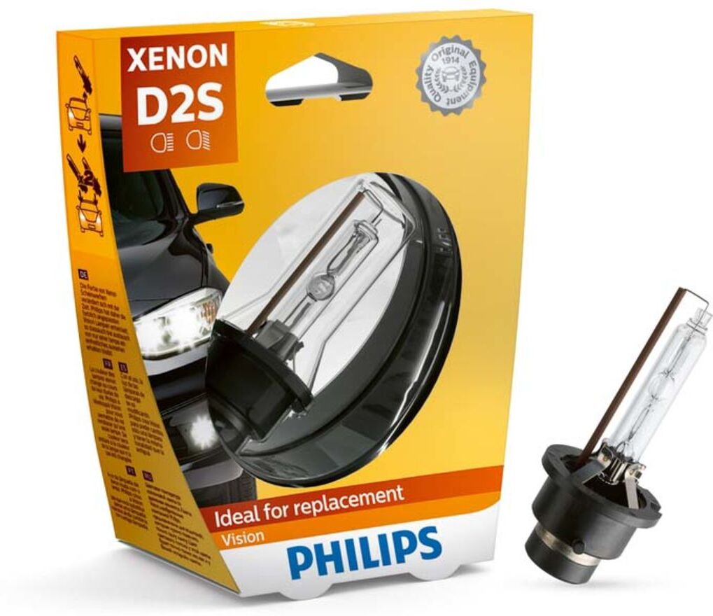Glühlampe Xenon PHILIPS D2S Xenon Vision 85V, 85/35W, 1 Stück