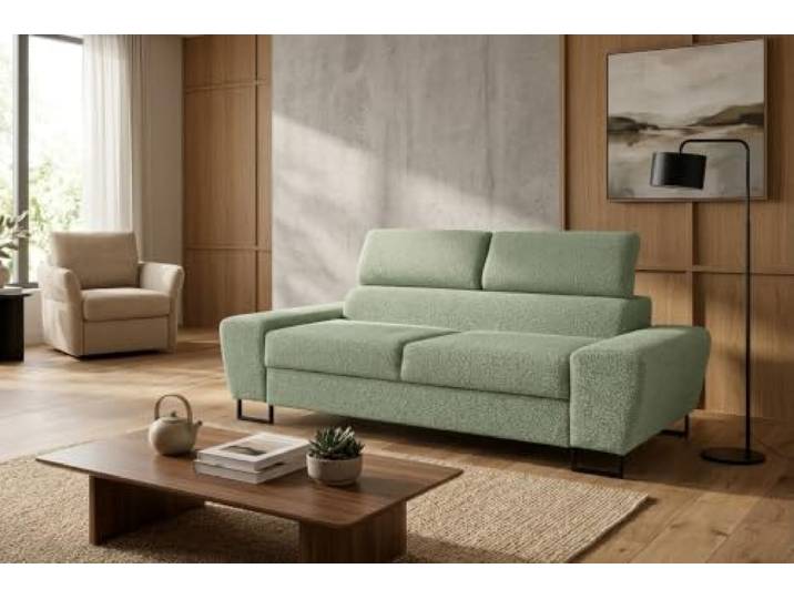 Family Meble Sofa Savio Angel, 2-Sitzer – Mintgrün – 13