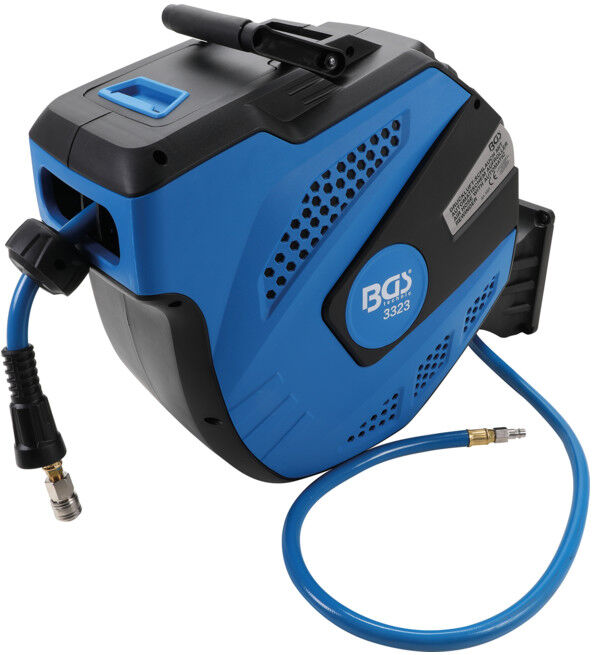 BGS Enrouleur air mural automatique 12 m + 2 m Kraftmann ; BGS technic (3323)