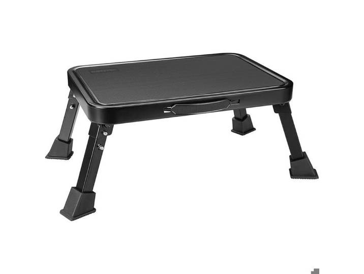 Marche Pied Pliable Solide en métal Tabouret Pliant antidérapant 150 kg Petit escabeau Pliable Portable Repose Pied Bureau