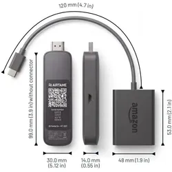 Airtame Go Bundle with 3Y license, Digital Signage Zubehör, Schwarz