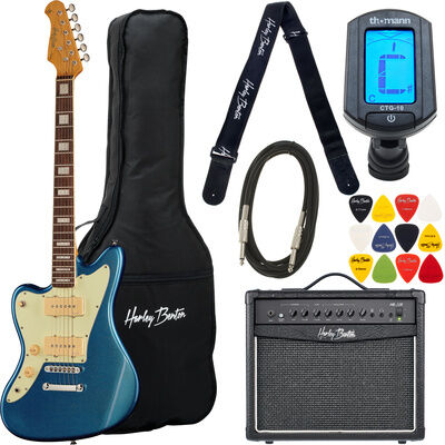 Harley Benton JA-60CC LH Lake Placid Set Lake Placid Blue