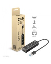 Club 3D USB 3.2 Gen1 A 3-P Hub Gigabit Ethernet (CSV-1430A)