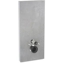 Geberit Monolith Wand-WC-Modul 131031JV5 Bauhöhe 114cm, Front betonoptik, Seite aluminium