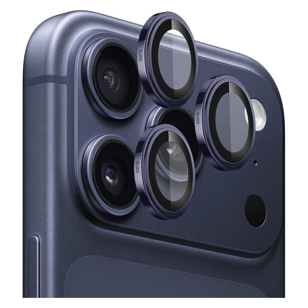BlueO - Sapphire Crystal Original Lens Glass - iPhone 17 Pro / iPhone 17 Pro Max - Dark Blue (Apple iPhone 17 Pro, Apple iPhone 17 Pro Max) (62271938)