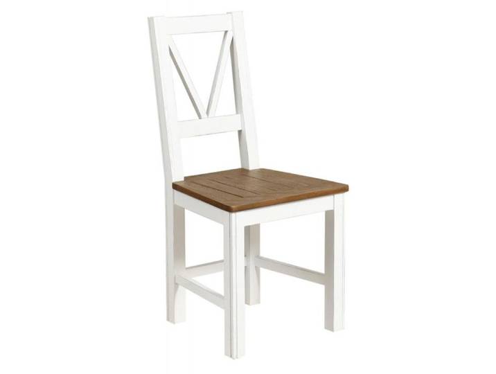 Lot de 2 chaise - Bois - Blanc - Interior's